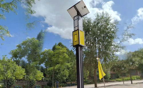 米东智慧路灯安装