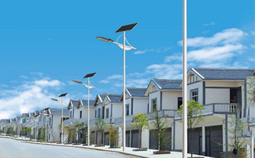 米东太阳能路灯配置与在乡村道路照明中的应用